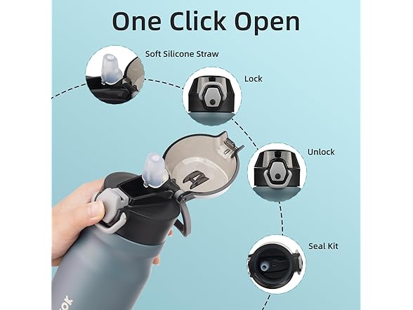 BJPKPK BJPKPK Insulated Water Bottle 14oz Stainless St