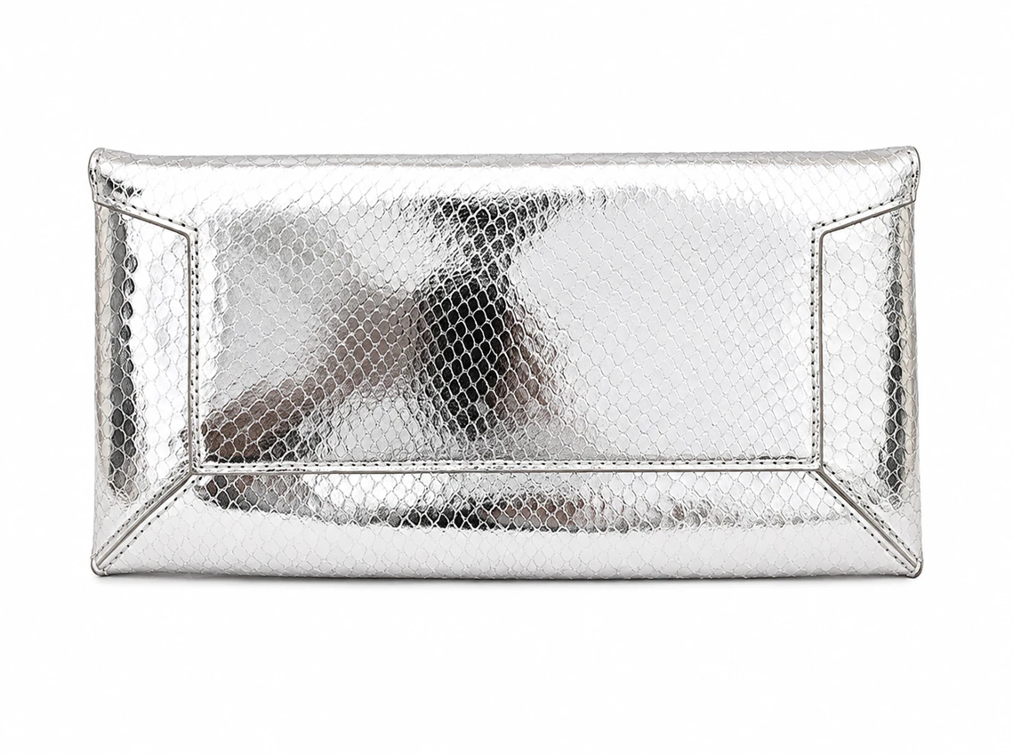 Stuart Weitzman Danika Metallic Clutch - Gallery 12