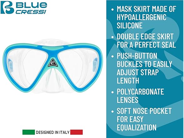 Cressi Mini Peg & Island Mask & Snorkel Kits