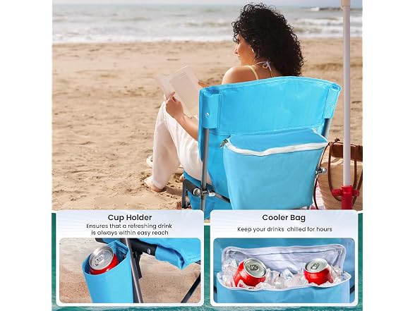 Suptinwear Low Back Beach Chair