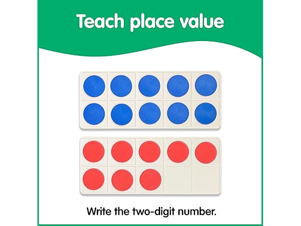 edxeducation Ten Frame Classroom Set - Math