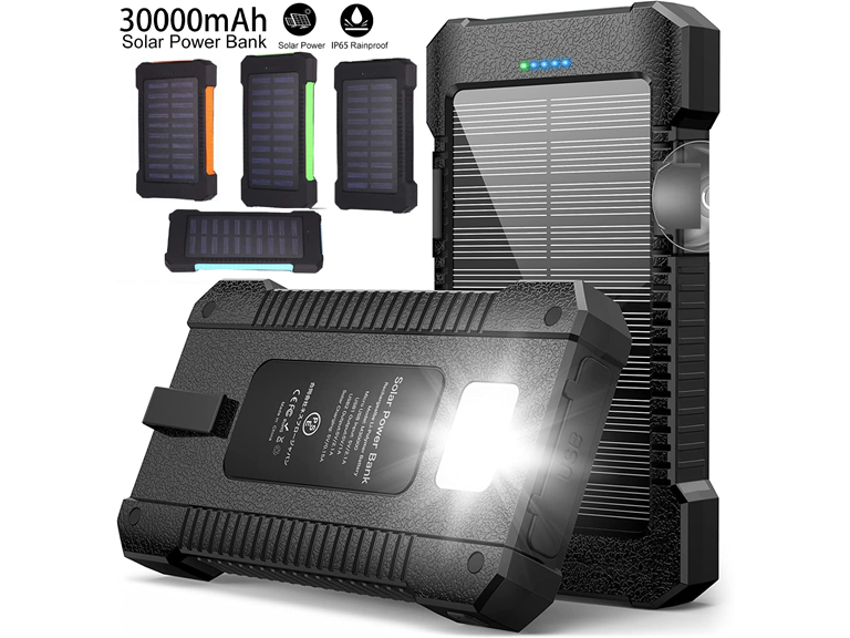 MFD SG-Bank(Black) 2023 Super 30000mAh Solar Power Bank Black 