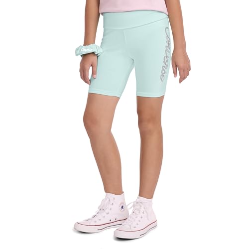 Converse Girls Printed Biker Short and Scrunchie - Gallery 7