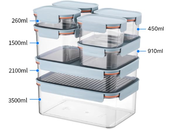 LocknLock Tritan Food Storage Containers, 2.1 L Mint