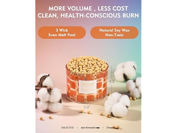 M&SENSE Jar Candle for Coffee Lover
