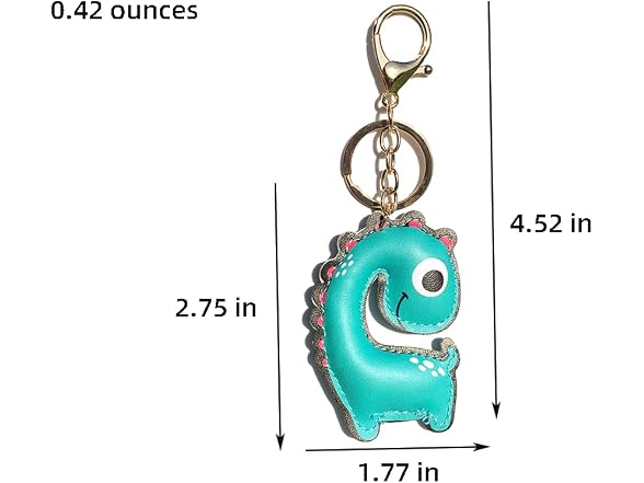 Jinzhoufz Pu Leather Pendant Key Girl Chains