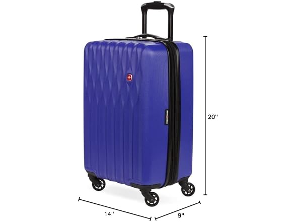 SwissGear 8018 Expandable Luggage, Hard Shell Carry-On