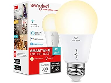 $4.99, Was $13.73, 63% Off! DON'T RELIST Sengled Alexa Light Bulb, WiFi Light Bulbs No Hub Required dealfomo