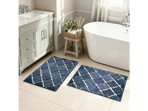 Kona Collection 24” x 36” Microfiber Bath Mats