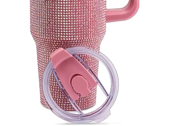 40oz Pink Game Day Bling SS Tumbler