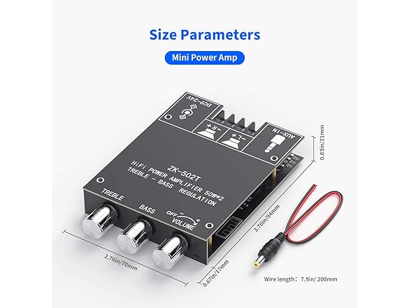 Eifotoric 100W Bluetooth Amplifier Board