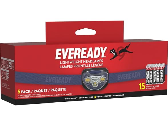 Eveready LED Headlamps Pro200 5PK