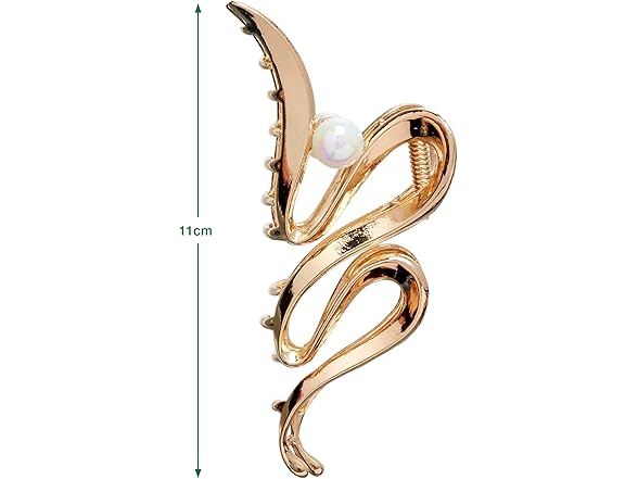 Wicked Gold Hair Claw Clip