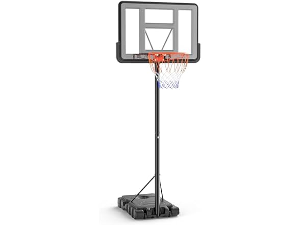 Geekman 4.9-10ft Basketball Hoop
