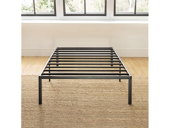 Best Price Mattress 14" Twin Metal Platform Bed