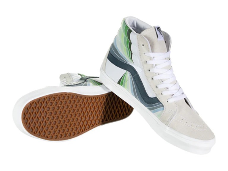 VANS SK8-Hi  Unisex, White, 4 Men / 5.5 Women