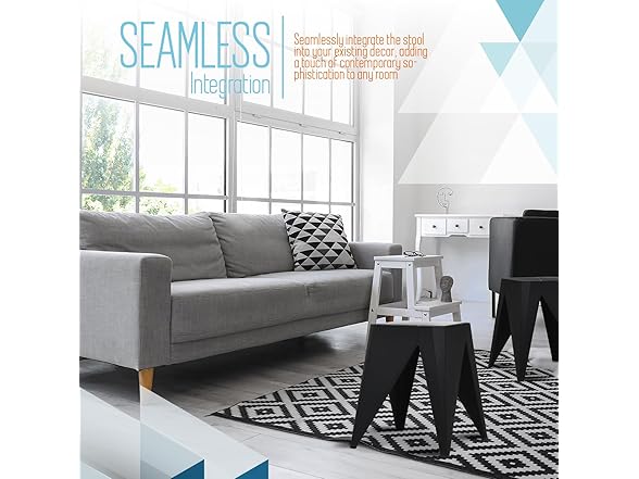 InterSpaceLiving Zuho Multi-Use Stool (2 or 4Pk)