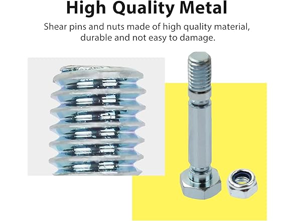 Aillsa Shear pins and Nuts Set Four