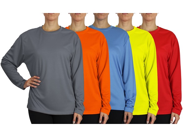 Charcoal - Neon Orange - Medium Blue - Neon Green - Red
