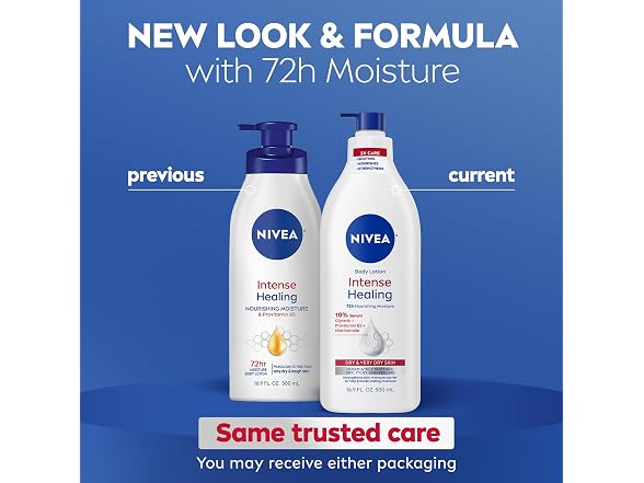 NIVEA Intense Healing Body Lotion 72-Hour