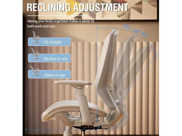 ELABEST T96 Mesh Ergonomic Office Chairs