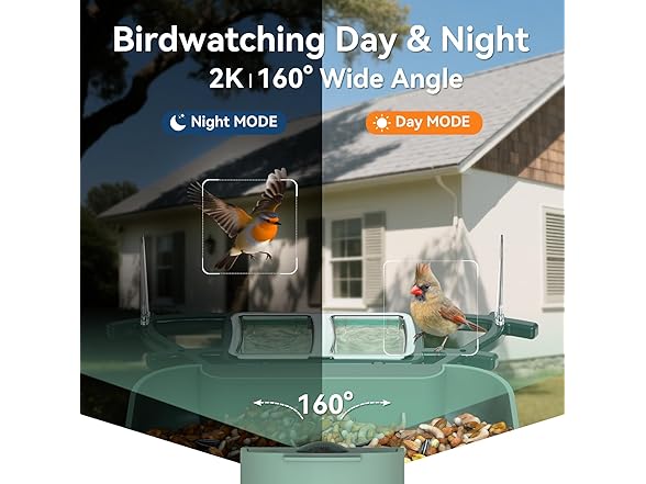 KUIKEO Bird Feeder with Camera