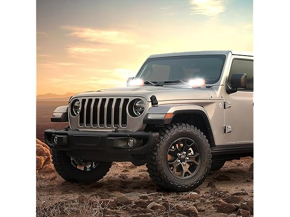 Nilight LED Light Bar 2PC 6.5Inch 120W Flood Spot Combo