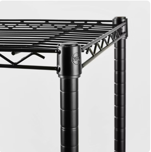 J&V Textiles 7058-BK 5-Tier Shelving Unit - Gallery 7