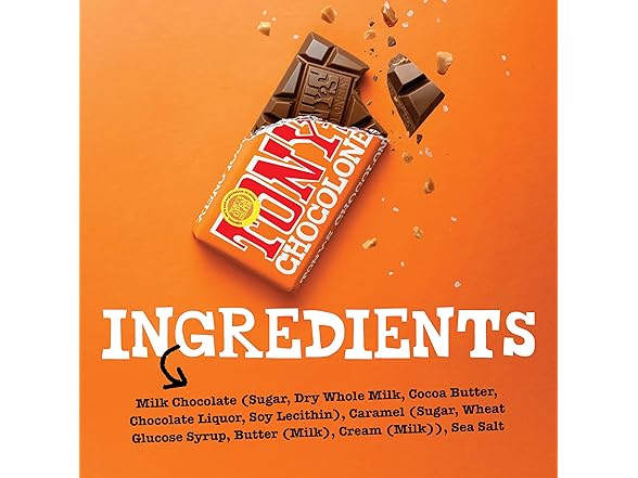 Tonys Chocolonely Milk Choc Caramel 4 Bars