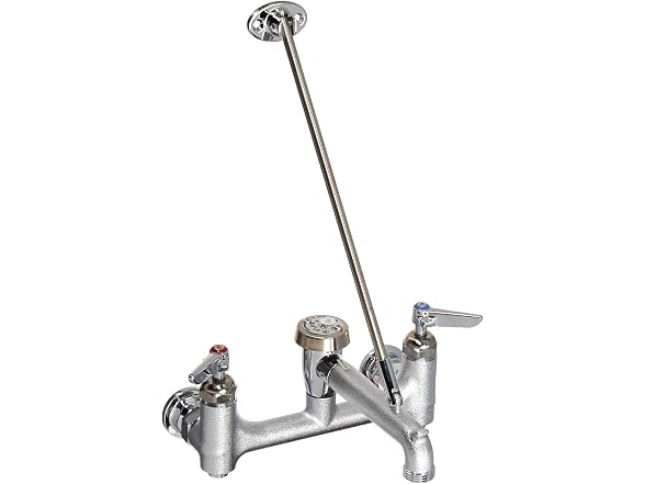 T&S Brass B-0665-CR-BSTR, Service Sink Faucet, 8" Centers