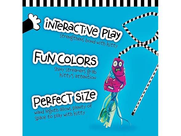 Worm Wand Organic Catnip Interactive Toy