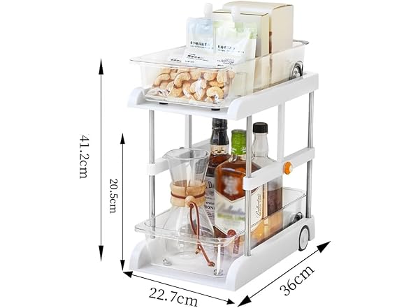 Takywep 2 Tier Bathroom Under Sink Organizer