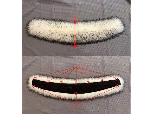 Tngan Women (60cm/ 23.6") Faux Fur Collar Jacket