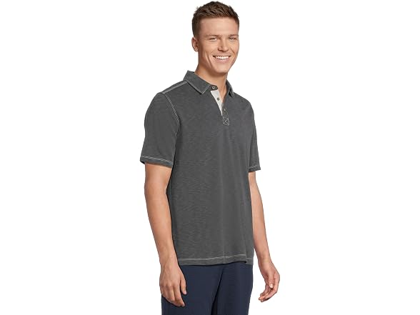 Johnston & Murphy Men (M) Slub Polo