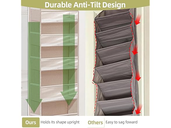 STORAGEIDEAS Over Door Organizer 2pk