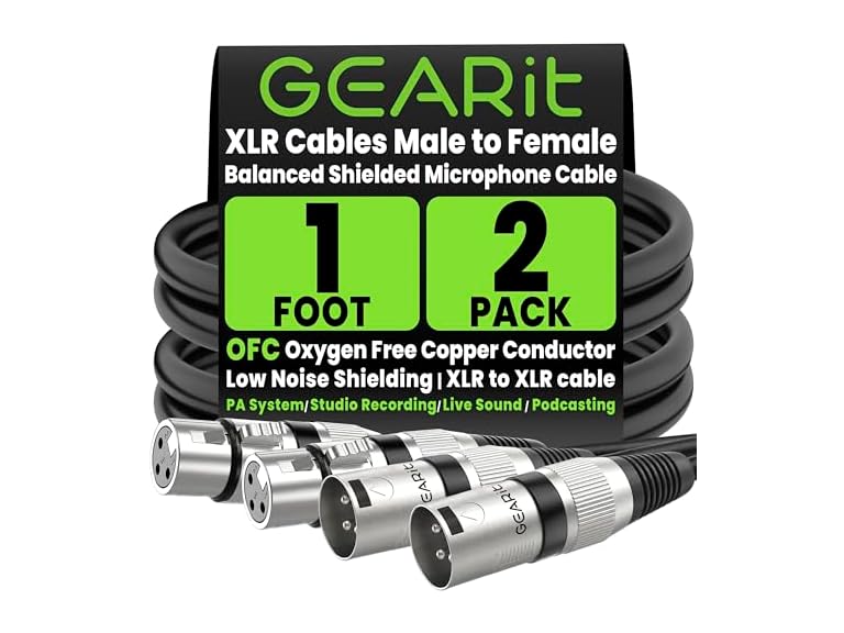 GEARit XLR Cables