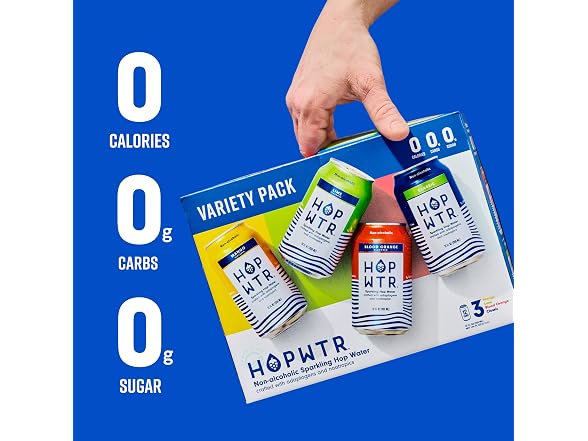 12PK HOPWTR Variety Pack - Sparkling Hop Water