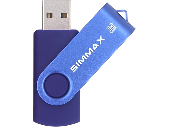 SIMMAX USB Flash Drives 3 Pack 32GB