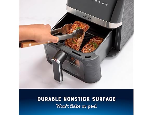 Oster Compact Air Fryer, 4-Quart Digital 