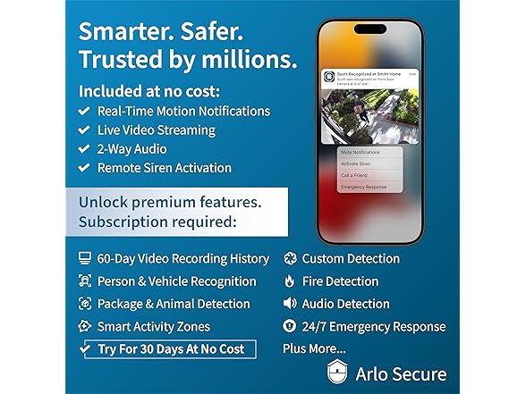 ARLO VMC3060 Essential 2nd Gen 2K Single Cam