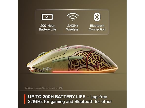 SteelSeries CS2 Dragon Lore Mouse