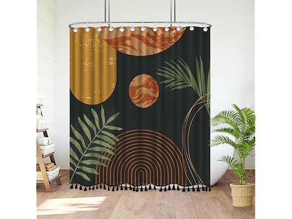 Leaf Shower Curtain Set 72"x72"