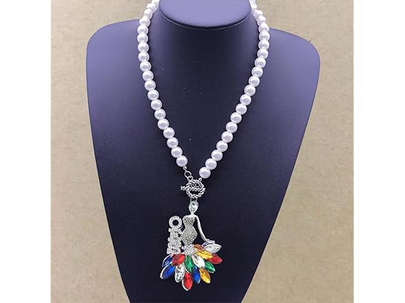 Masonic Pearl Star Necklace