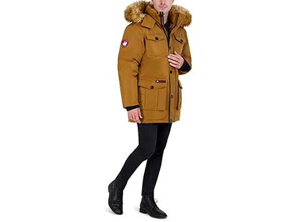 Canada Weather Gear Men (L) Parka Coat