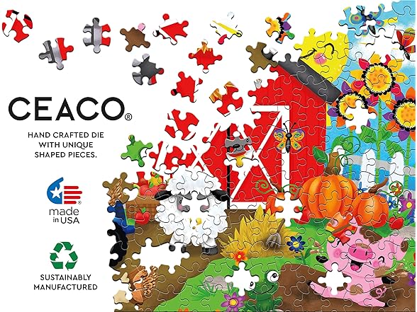 Ceaco Farm - (3) 48 Piece Jigsaw Puzzles
