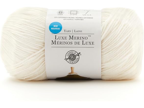 Loops & Threads Luxe Merino Solid Yarn - Yarn