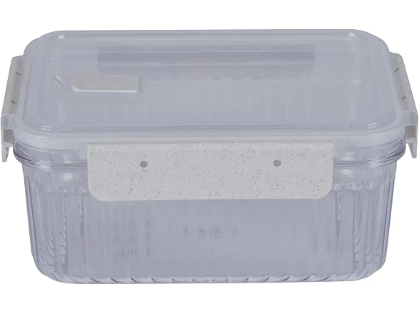 Kitchen Details 8-Piece Rectangular Food Storage Containers