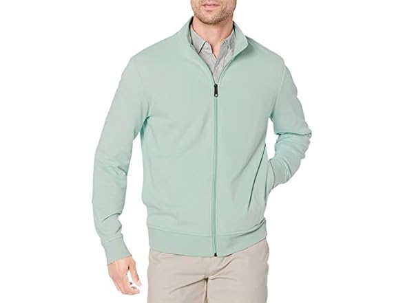 Amazon Essentials Mens Mock Neck Sweatshirt