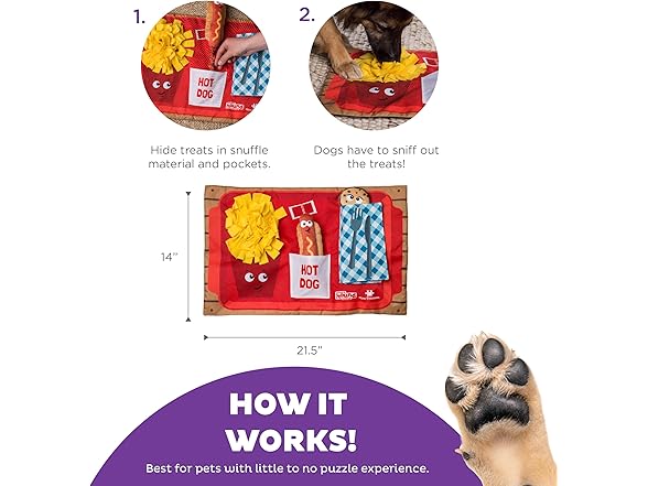 Outward Hound Activity Matz Fast Food Fun