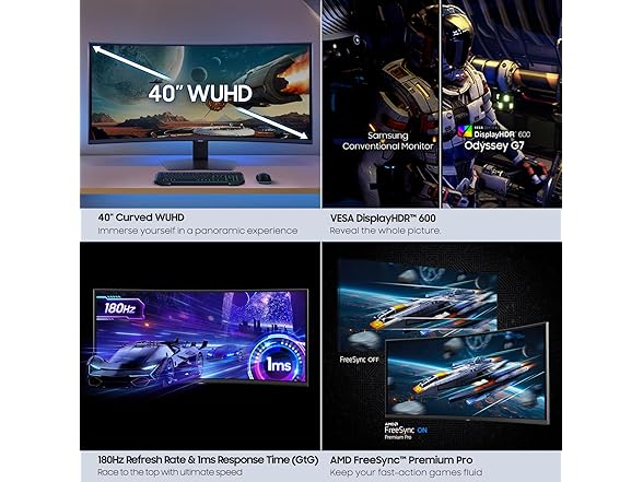 Samsung 40" Monitor |  LS40FG75DENXZA